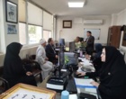 بازدید رئیس دانشگاه از روند برگزاری آزمون‌های مجازی؛ بررسی تصادفی سؤالات و ارزیابی استانداردهای آزمون