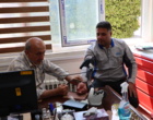 هم‌زمان با روز کارمند و روز پزشک؛ معاینه کارکنان در دانشگاه فرهنگیان قزوین و تقدیر از پزشک دانشگاه