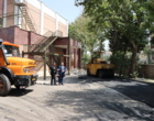 بازدید میدانی رییس دانشگاه فرهنگیان قزوین از روند اجرای آسفالت محوطه دانشگاه