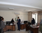 بازدید رییس دانشگاه فرهنگیان قزوین از بخش های مختلف دانشگاه