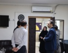 بازدید رییس دانشگاه فرهنگیان قزوین از بخش های مختلف دانشگاه