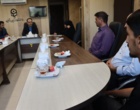 «نشست رئیس دانشگاه فرهنگیان قزوین با رییس اداره حراست  و همکاران حفاظت فیزیکی»