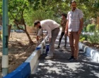 تکمیل عملیات رنگ‌آمیزی و تجهیز فضای سبز محوطه سلامت دانشگاه در راستای پروژه فرصت مهر»