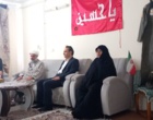 دیدار هیات رئیسه دانشگاه فرهنگیان قزوین با خانواده شهید خلبان حسین مهدویان