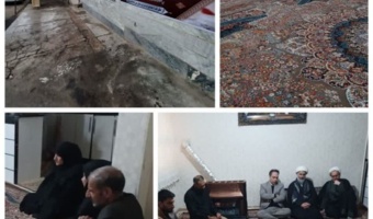 دیدار رئیس دانشگاه فرهنگیان استان قزوین با خانواده شهید دانش‌آموز مهیار زنگنه