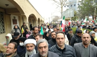 تجلی همبستگی دانشگاه فرهنگیان قزوین در راهپیمایی روز جهانی قدس