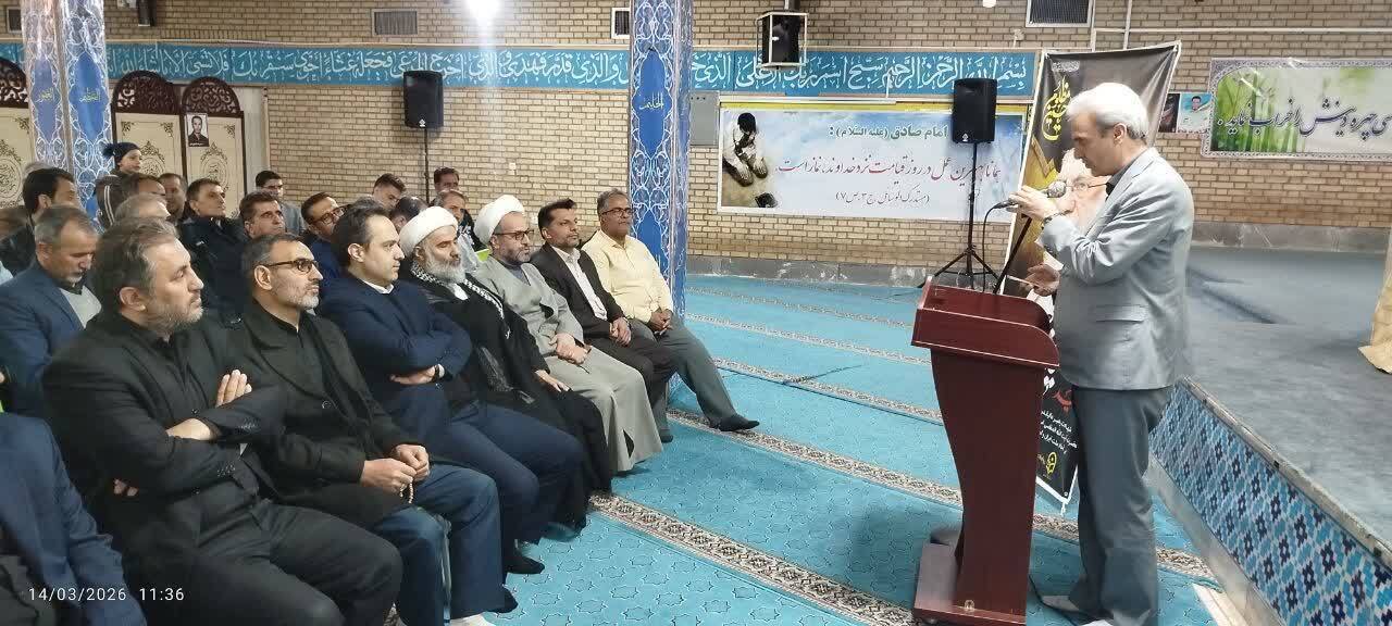 مراسم بیعت با رهبر معظم انقلاب اسلامی در دانشگاه فرهنگیان قزوین برگزار شد