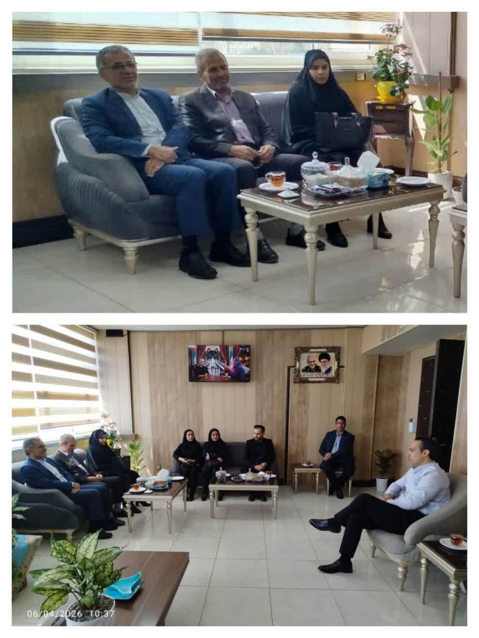 دیدار مدیر آموزش و پرورش استثنایی با رئیس دانشگاه فرهنگیان قزوین