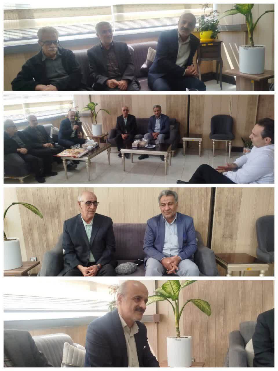دیدار جمعی از بازنشستگان دانشگاه با رئیس دانشگاه