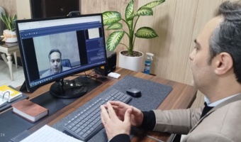 برگزاری جلسه مجازی رئیس دانشگاه فرهنگیان قزوین با اعضای هیأت علمی
