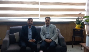 دیدار سرپرست اداره‌کل آموزش و پرورش قزوین با رئیس دانشگاه فرهنگیان استان