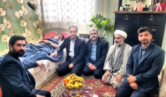 عیادت رئیس دانشگاه فرهنگیان قزوین از پیشکسوت رسانه