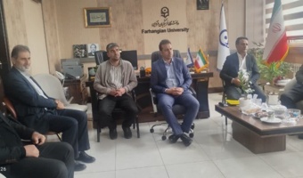 دیدار مدیر امور شعب بانک ملی با رئیس دانشگاه فرهنگیان به مناسبت هفته معلم