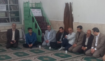 حضور معاون فرهنگی دانشگاه فرهنگیان کشور و هیئت رئیسه دانشگاه فرهنگیان قزوین در مراسم نوعید شهدای قزوین