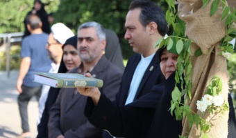 اعزام دانشجویان دانشگاه فرهنگیان قزوین به مراسم پیاده روی اربعین حسینی