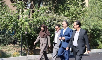 بازدید رییس دانشگاه فرهنگیان قزوین از بخش های مختلف دانشگاه