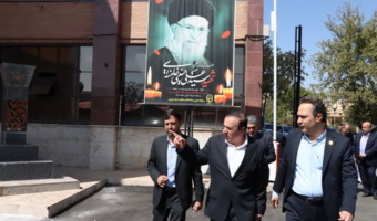 استاندار قزوین با همراهی اعضای هیات امنای دانشگاه فرهنگیان قزوین از استادسرا و آمفی تئاتر دانشگاه بازدید کرد
