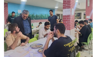 بازدید معاون دانشجویی و فرهنگی دانشگاه فرهنگیان استان قزوین از واحدهای رفاهی و سراهای دانشجویی پسران