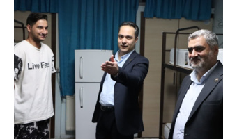 بازدید سرزده رییس دانشگاه فرهنگیان استان قزوین از سلف سرویس و خوابگاه دانشجویی