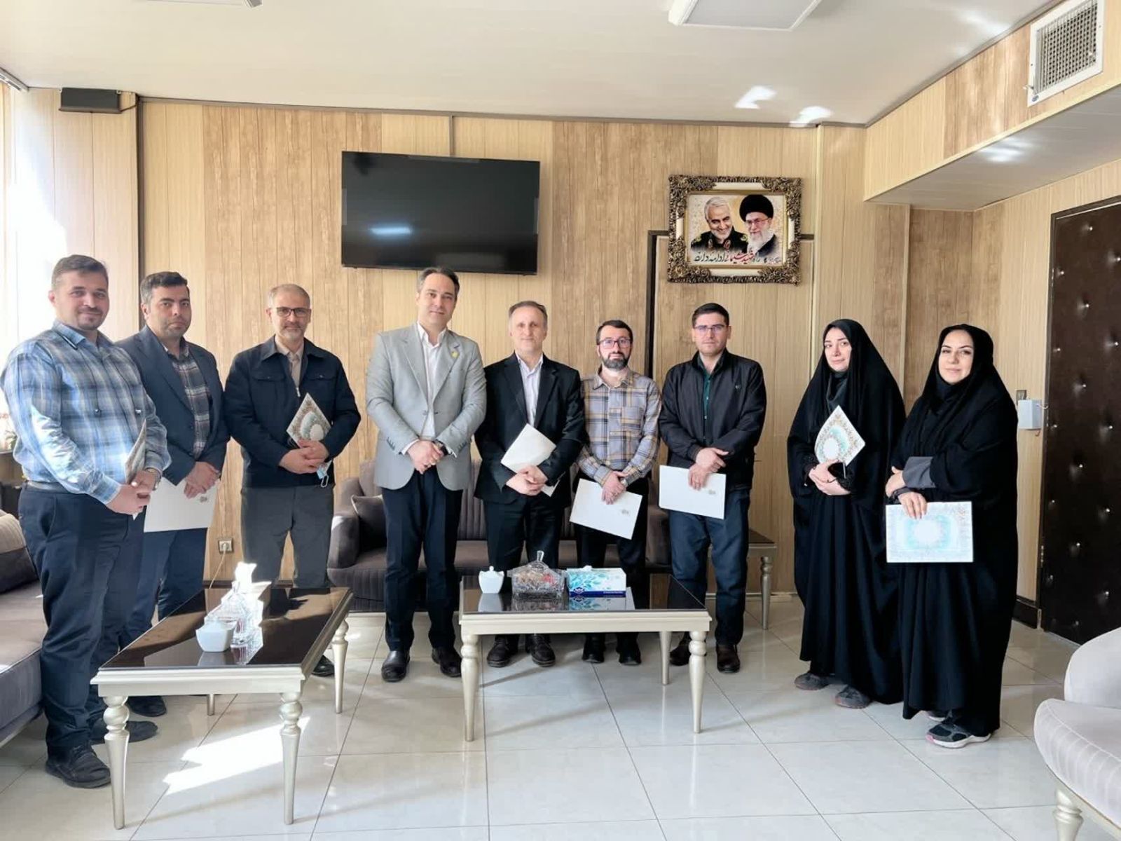 آیین گرامیداشت روز مهندس در دانشگاه فرهنگیان استان قزوین برگزار شد