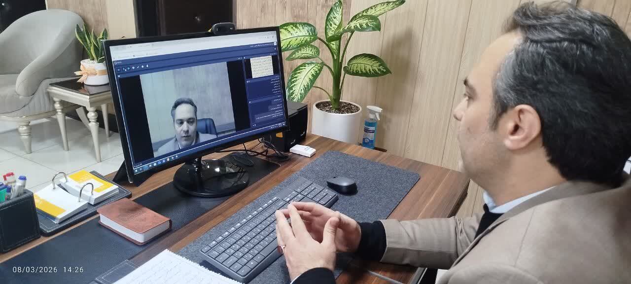 برگزاری جلسه مجازی رئیس دانشگاه فرهنگیان قزوین با اعضای هیأت علمی