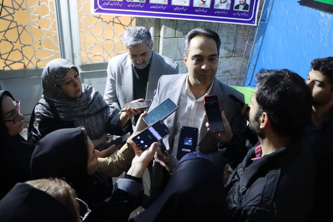 نشست خبری رئیس دانشگاه فرهنگیان در موکب دانشگاه قزوین؛ از خدمات جهادی تا برنامه‌های تبیینی