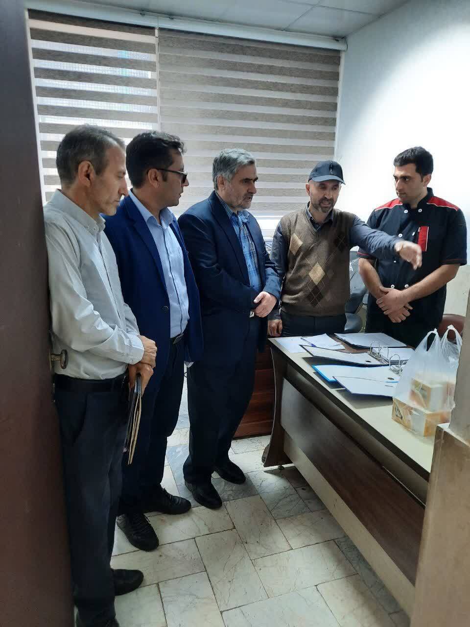 بررسی وضعیت آشپزخانه و انبار در بازدید مسئولان دانشگاه فرهنگیان قزوین