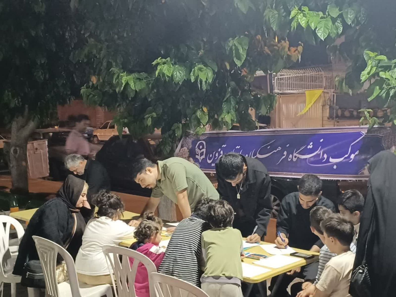 موکب دانشگاه فرهنگیان قزوین با محور آموزشی برپا شد