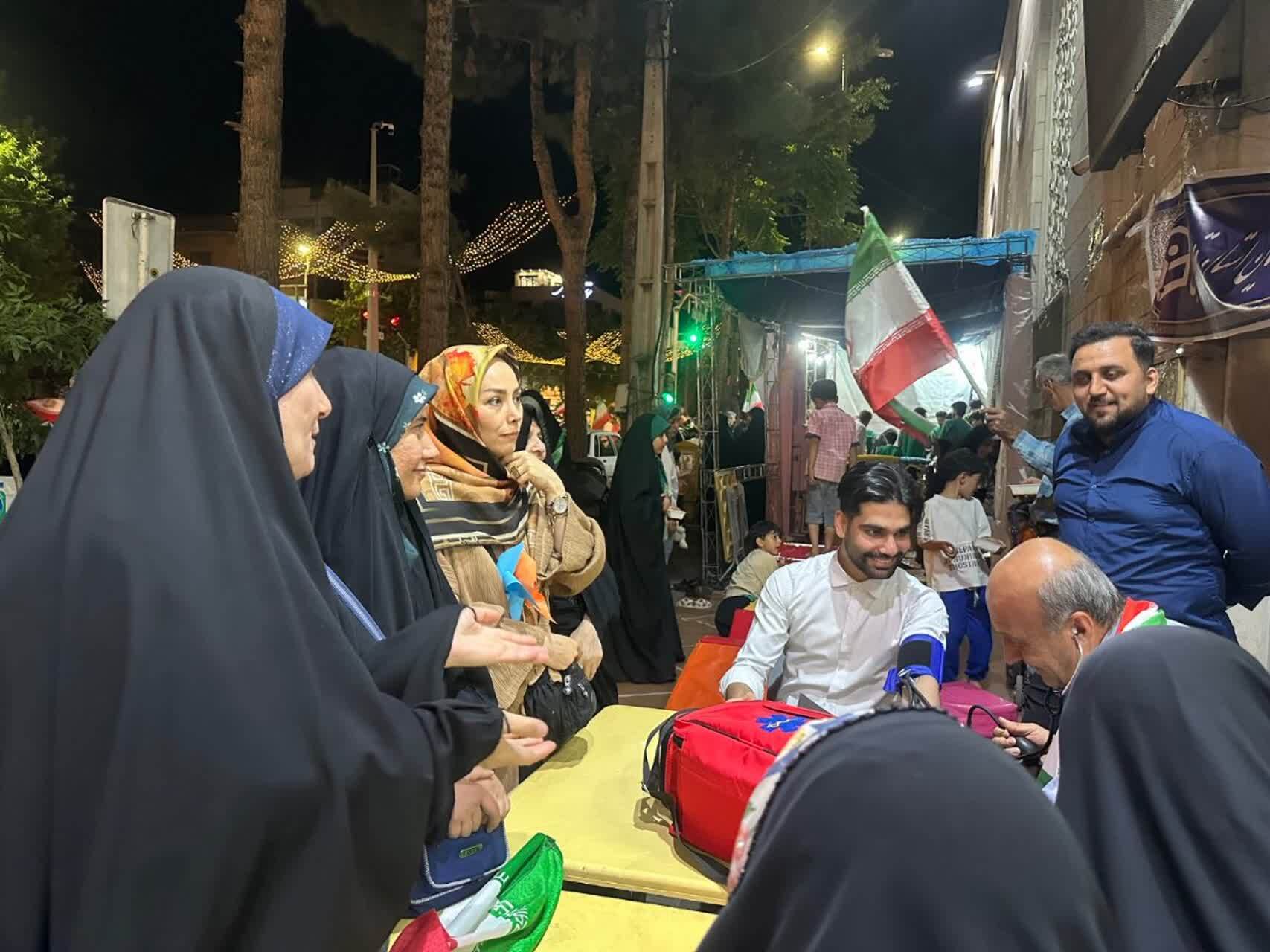 موکب دانشگاه فرهنگیان با ارائه خدمات روانشناختی، پزشکی و آموزشی به همت واحد فرهنگی دانشگاه برگزار شد