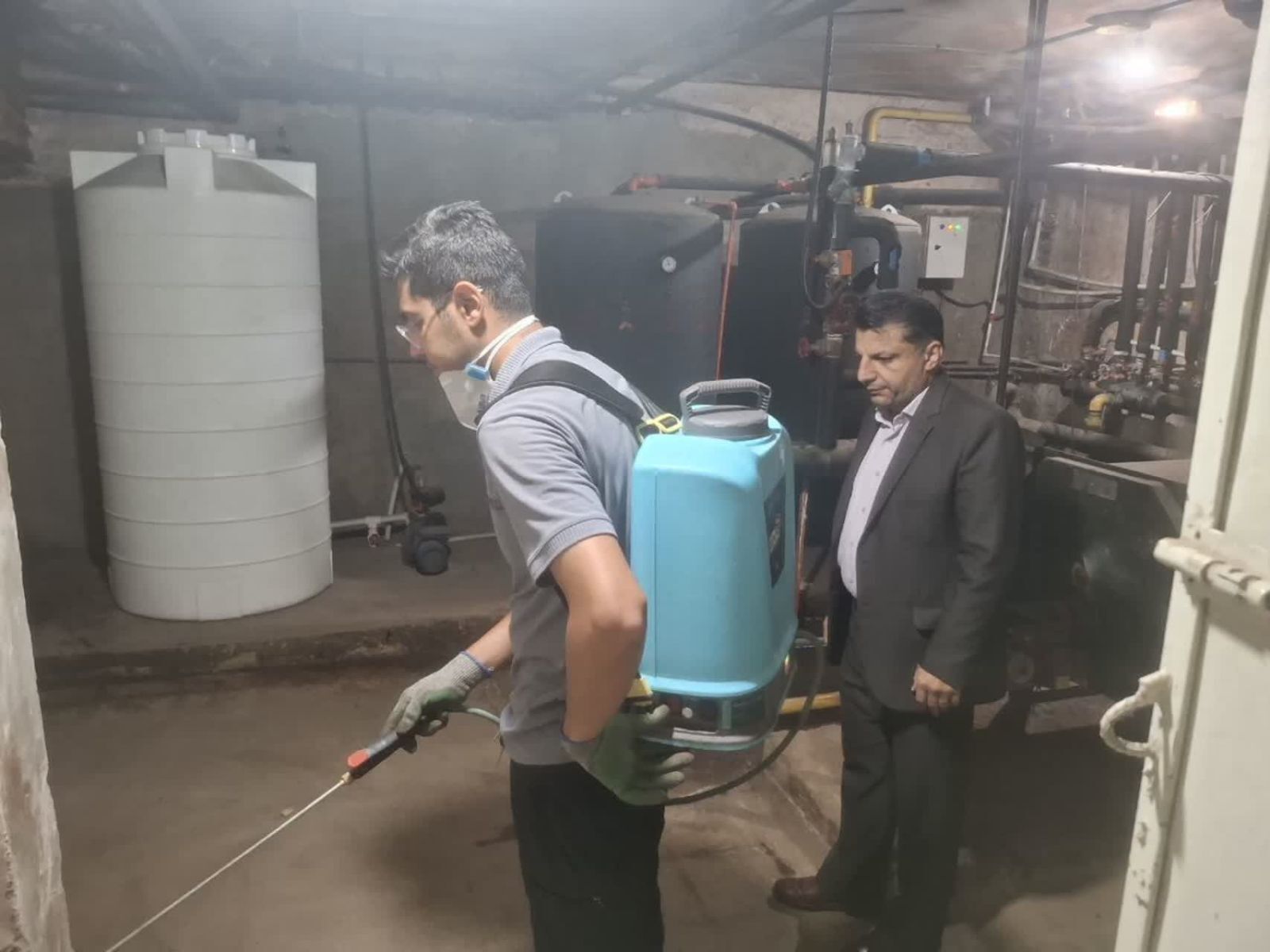 انجام عملیات گسترده سم‌پاشی و طعمه‌گذاری در سراسر دانشگاه فرهنگیان قزوین