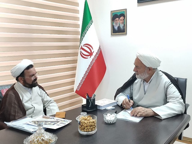 دیدار حجت‌الاسلام سلم‌آبادی رئیس دانشگاه فرهنگیان، با حجت‌الاسلام والمسلمین قاسم روانبخش نماینده مردم قم در مجلس شورای اسلامی