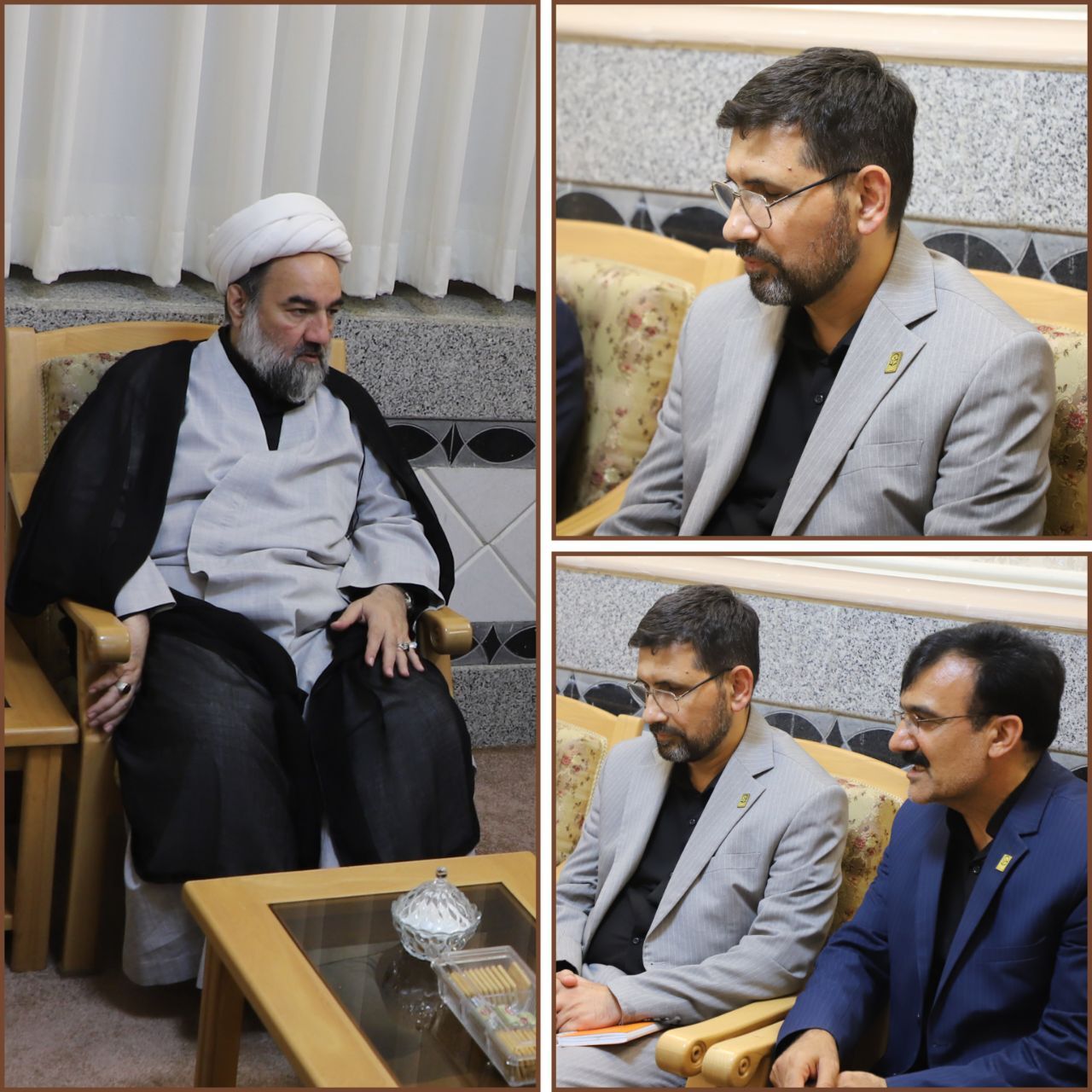 دیدار دکتر ابراهیمی معاونت فرهنگی و تربیتی دانشگاه فرهنگیان کشور و دکتر پناهی سرپرست دانشگاه فرهنگیان استان با آیت الله محامی نماینده ولی فقیه در استان و امام جمعه زاهدان