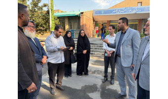 بازدید میدانی و درخواست پیگیری مراحل تدفین شهید گمنام و احداث یادمان در دانشکده علوم اجتماعی و هنر شهدای مکه