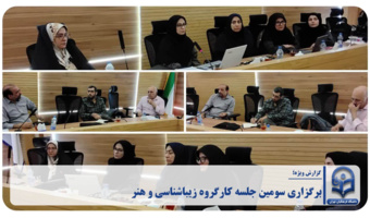 برگزاری سومین جلسه کارگروه زیباشناسی و هنر