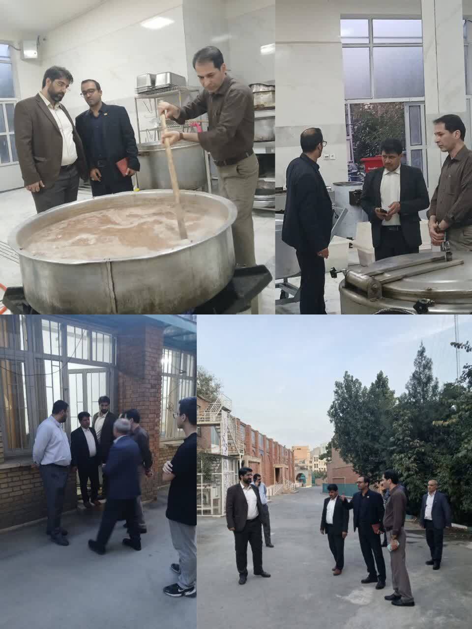 نظارت میدانی رئیس حراست دانشگاه فرهنگیان استان تهران از سلف، خوابگاه و انبارهای دانشکده علوم اجتماعی و هنر