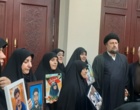 دیدار آیت الله سیدحسن خمینی با خانواده شهدای دانشگاه / امضای تفاهمنامه همکاری فرهنگی با آستان مقدس امام راحل(ره)
