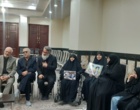 دیدار آیت الله سیدحسن خمینی با خانواده شهدای دانشگاه / امضای تفاهمنامه همکاری فرهنگی با آستان مقدس امام راحل(ره)