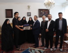 دیدار مدیرکل حراست دانشگاه فرهنگیان با خانواده شهید احمدی در اردبیل