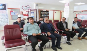 پویش اهدای خون در دانشگاه فرهنگیان استان اردبیل در حمایت از مجروحان حادثه بندر شهید رجایی