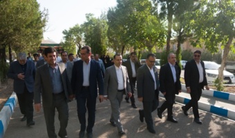 بازدید معاون برنامه ریزی و توسعه منابع دانشگاه فرهنگیان و مسئولین سازمان برنامه و بودجه کشور از پردیس های استان مرکزی