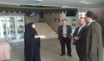 بازدید معاون پژوهش و فناوری دانشگاه فرهنگیان از پردیس بنت الهدی صدر اردبیل