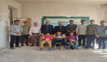 دانشجومعلمان دانشگاه فرهنگیان اردبیل در خدمت رسانی جهادی به روستاهای محروم نیر