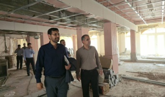 بازدید معاون فرهنگی و تربیتی دانشگاه فرهنگیان از پروژه های فرصت مهر دانشگاه فرهنگیان استان بوشهر
