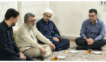 دیدار مدیرکل امور شاهد و ایثارگران دانشگاه فرهنگیان با جانباز فرهنگی بازنشسته در آران و بیدگل