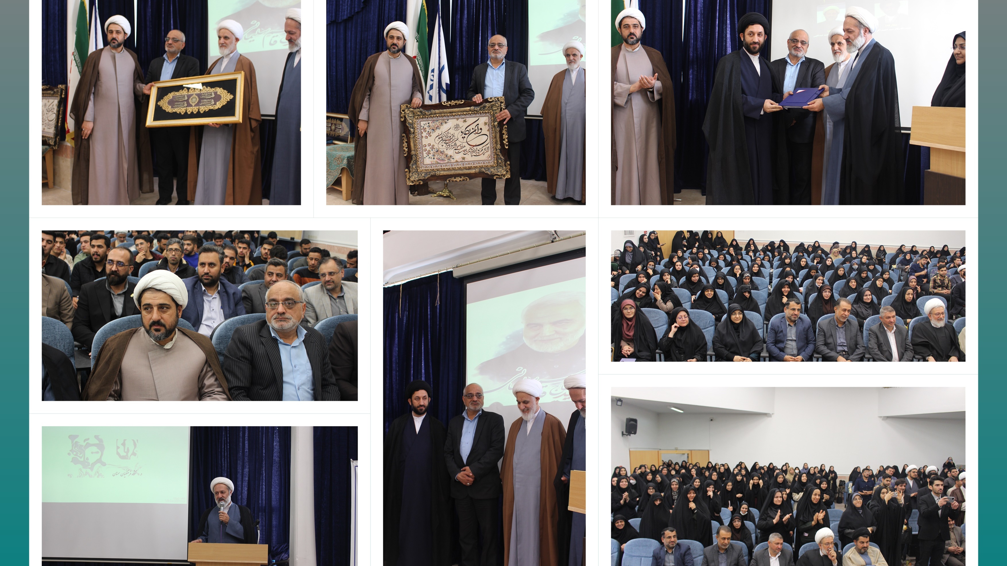 برگزاری مراسم تکریم و معارفه مسئول جدید دفتر نهاد نمایندگی مقام معظم رهبری دانشگاه فرهنگیان استان سمنان