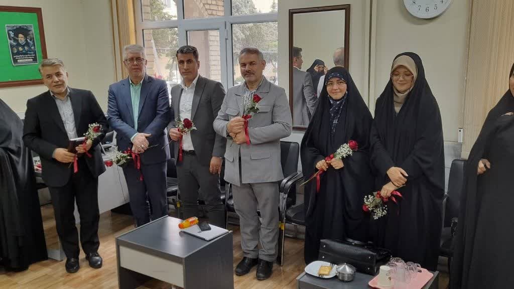 بازدید رئیس مرکز نظارت و ارزیابی دانشگاه فرهنگیان از پردیس امیرکبیر البرز