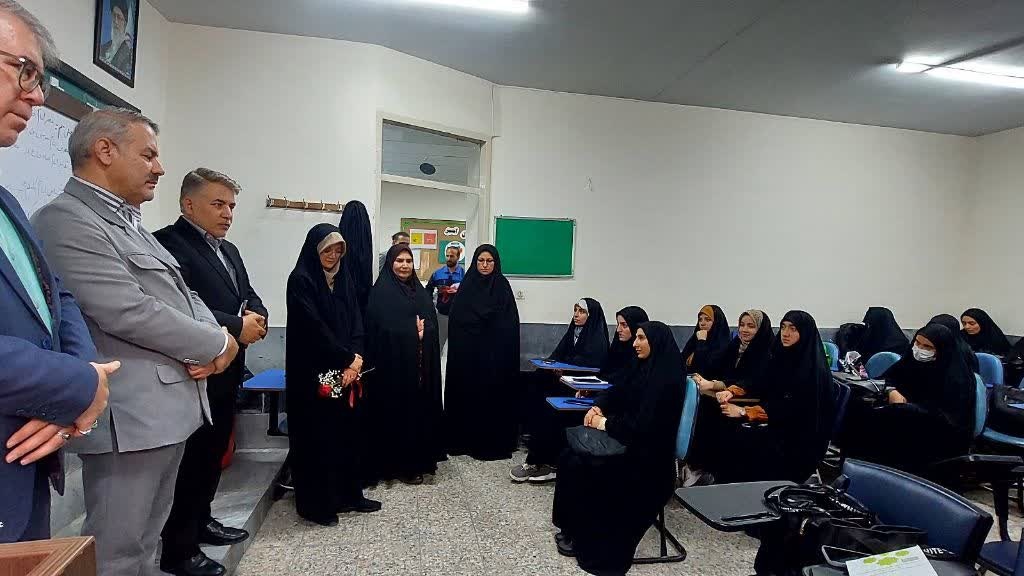 بازدید رئیس مرکز نظارت و ارزیابی دانشگاه فرهنگیان از پردیس امیرکبیر البرز