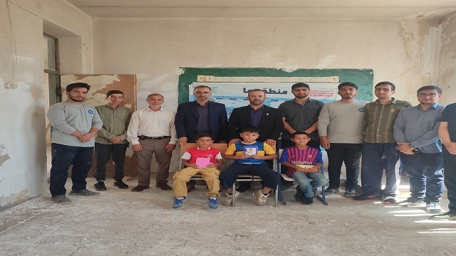 دانشجومعلمان دانشگاه فرهنگیان اردبیل در خدمت رسانی جهادی به روستاهای محروم نیر
