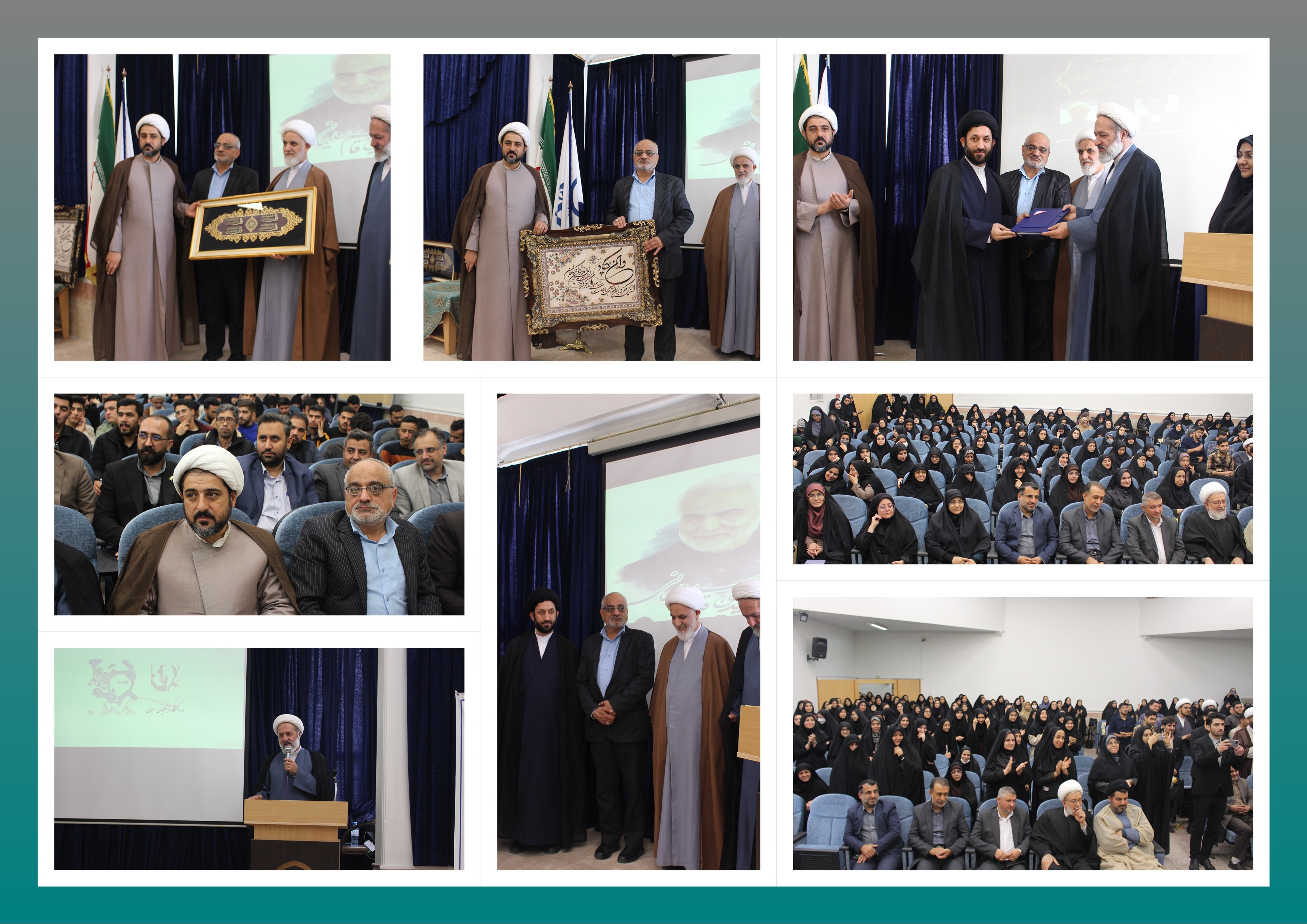 برگزاری مراسم تکریم و معارفه مسئول جدید دفتر نهاد نمایندگی مقام معظم رهبری دانشگاه فرهنگیان استان سمنان