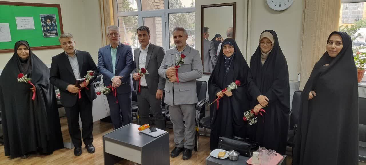 بازدید رئیس مرکز نظارت و ارزیابی دانشگاه فرهنگیان از پردیس امیرکبیر البرز